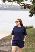 Load image into Gallery viewer, Ease Tee - Navy Blue
