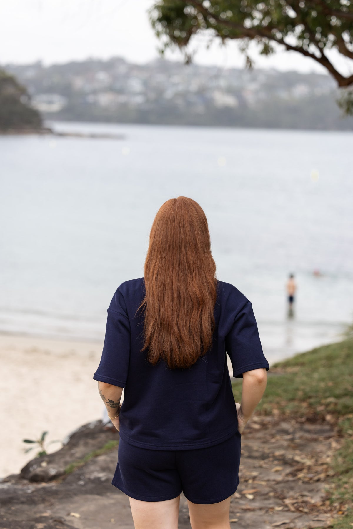 Ease Tee - Navy Blue