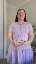Load and play video in Gallery viewer, Maternity Pregnancy High Waist Shorts [Final Sale]
